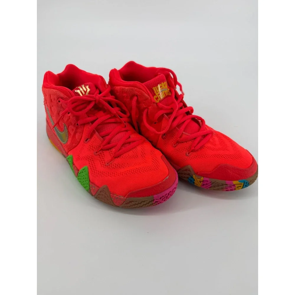 Nike Kyrie 4 Lucky Charms Bright‎ Crimson Red GS BV7793-600 Kids/youth 7Y